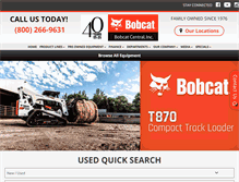 Tablet Screenshot of bobcatcentral.com